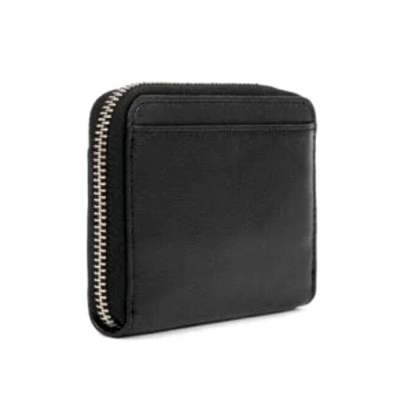 New Marc Jacobs Slim Zip Around Wallet Leather Black with Dust bag - Picture 2 of 4